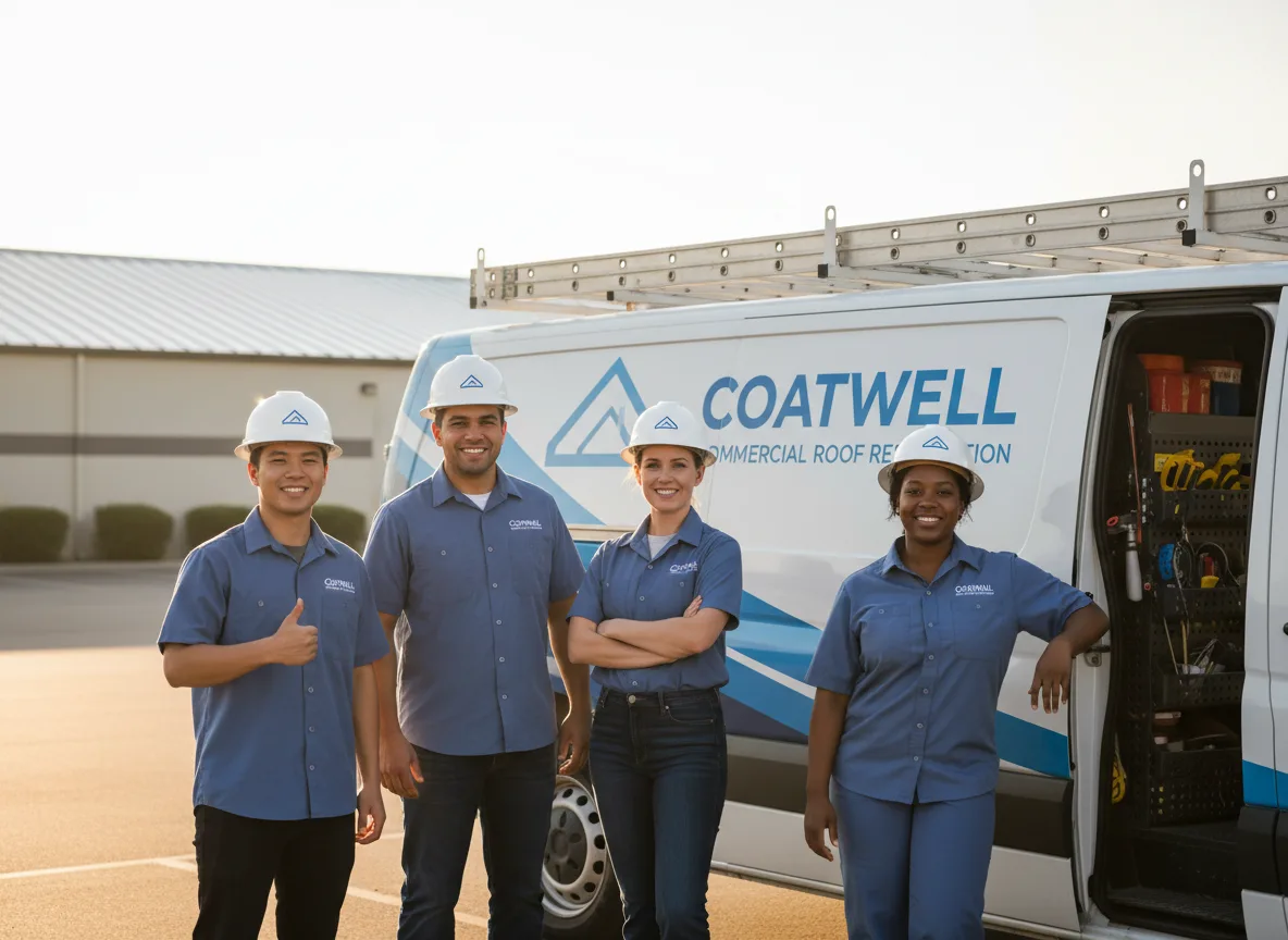 Commercial roof coating company in Boling, TX